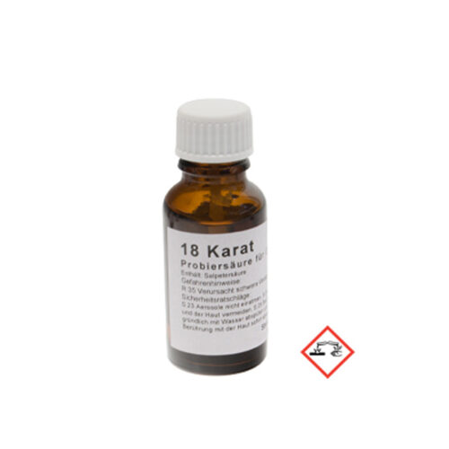 Test Acid for Gold 18k 750 Goldsmith – 20ml Germany