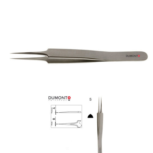Dumont Dumoxel #5 Antimagnetic Watchmakers Tweezers 110 mm