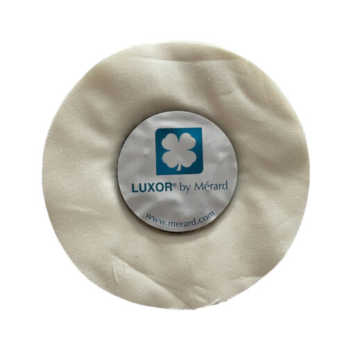 Merard Polishing Wheel for Finishing N° STV, Natural Coloured Percale Textile Ø 100 mm, 54 Folds