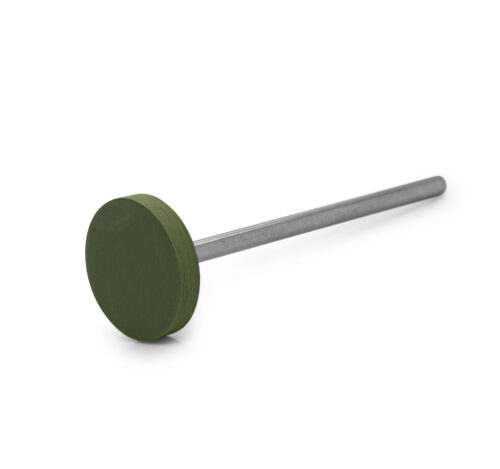 Gugita Polisher Eveflex Silicon Carbide Green Wheel, Ø 14,5 x 2 mm, Very Soft, Fine Grain, HP-Shank