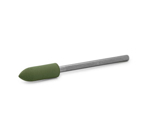 Gugita Polisher Eveflex silicon carbide green, torpedo, Ø 5 x 16 mm, very soft, grain fine, HP-shank