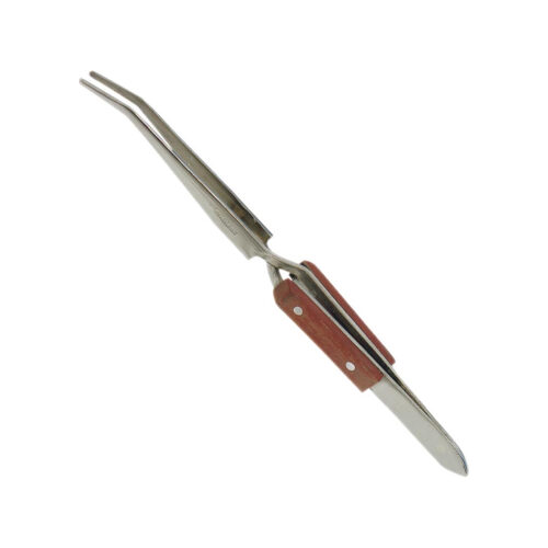 Gugita Soldering Tweezers Fibre Grip Curved Length 160 mm