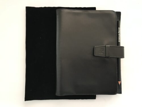 New Audemars Piguet notebook with pencil in leather case