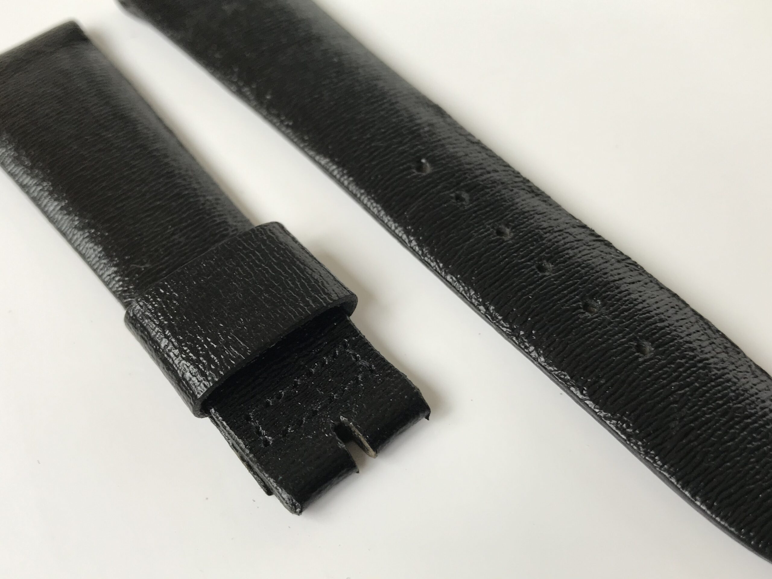 New Movado black leather strap for men watches 20mm - Image 3