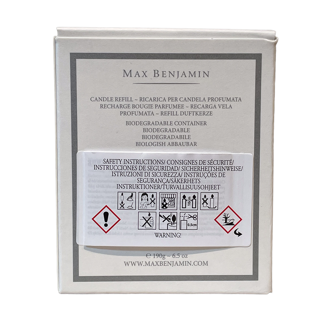 Acqua Viva Luxury Natural Candle Refill – Max Benjamin - Image 2