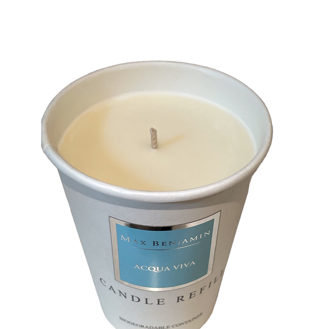 Acqua Viva Luxury Natural Candle Refill – Max Benjamin - Image 5