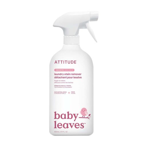 ATTITUDE Baby Leaves Laundry Stain Fighter Liquid, Unscented