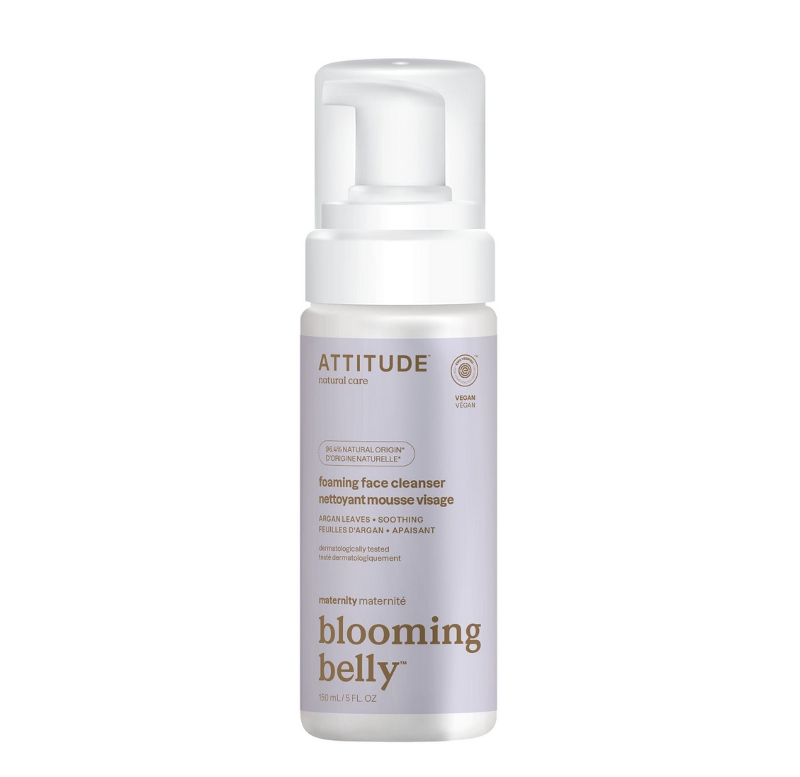 Attitude Blooming belly Pregnancy Foaming Face Cleanser – Vanilla & Rose
