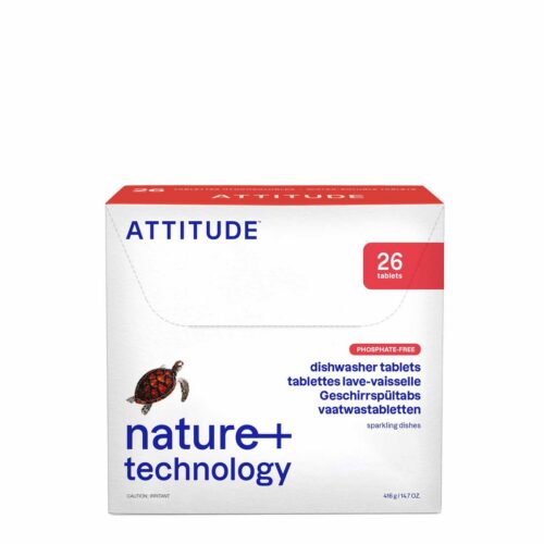 Dishwasher Tablets, 26 Wash, ATTITUDE