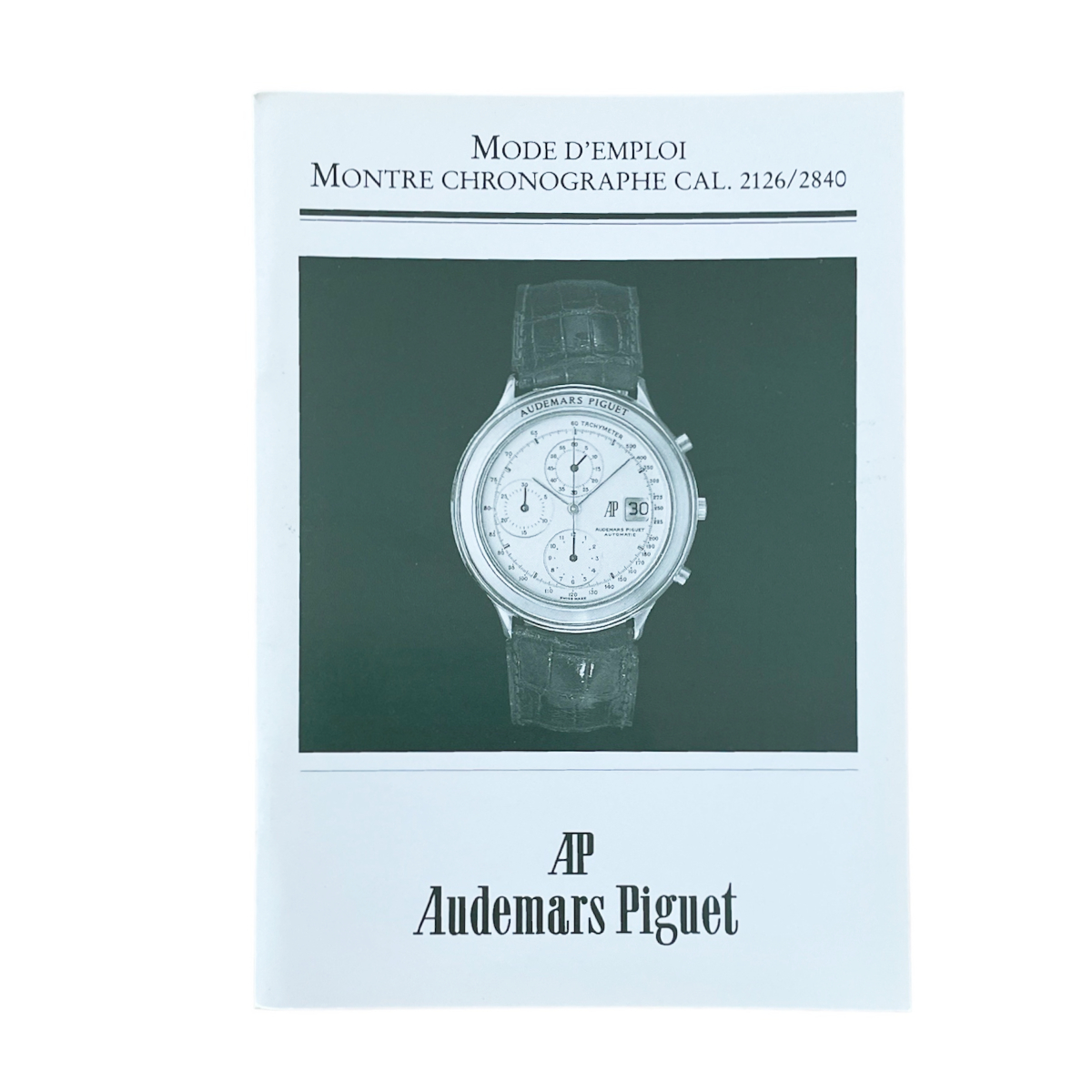 Audemars Piguet automatic 2126, 2840 instructions for use booklet
