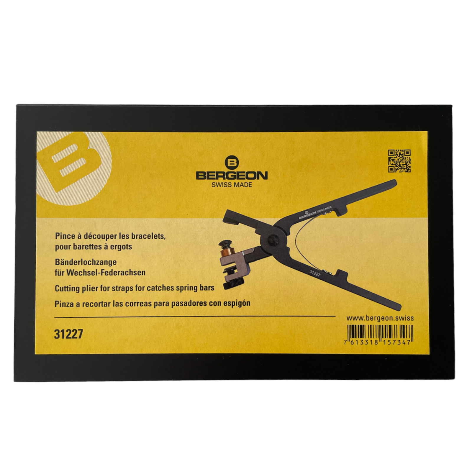 Bergeon 31227 watch strap cutting plier - Image 3