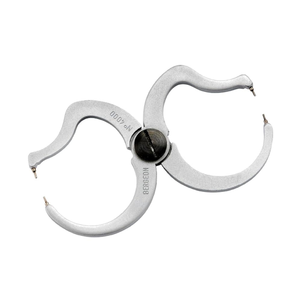 Bergeon 4000 truing calipers for regulation of the rate accuracy