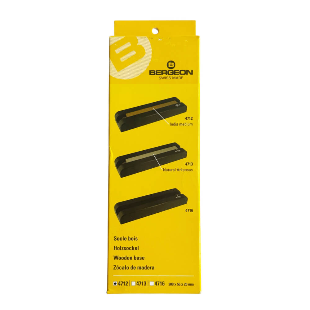 Bergeon 4712 India Grinding Stone, Rectangular with Base - Image 2