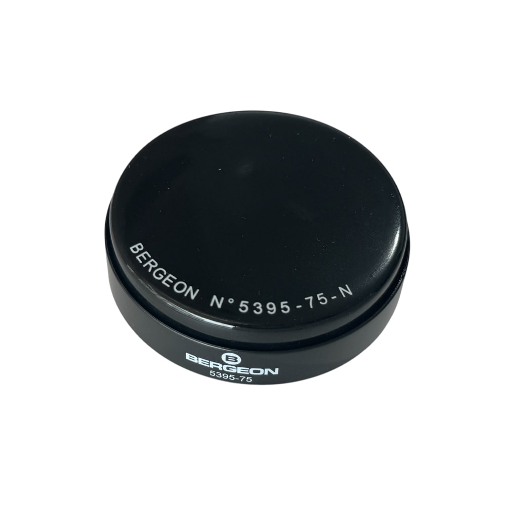 Bergeon 5395-75-N soft gel watch casing cushion 75 mm black