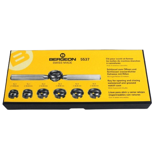 Bergeon 5537 Waterproof & Grooved Watch Case Opener/Closing Tool (Rolex, Tudor)