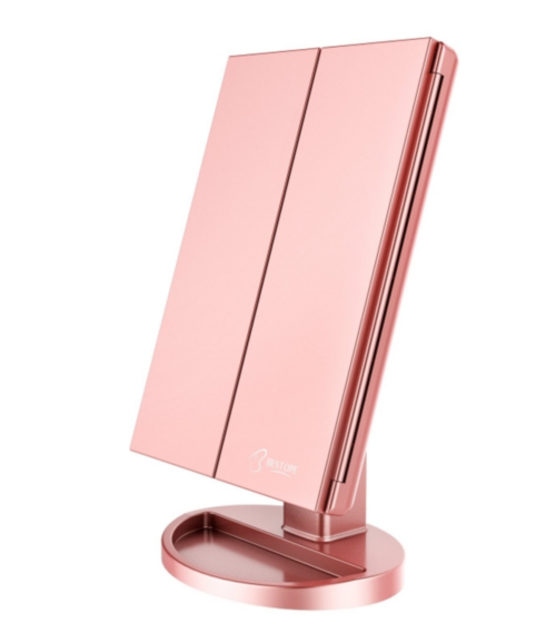Bestope LED Makeup Mirror - Pink