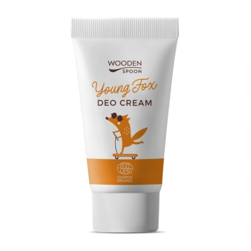Bio Organic Cream Deodorant, Young Fox, 40 ml, Wooden Spoon