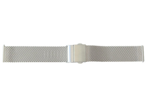Bonflair Stainless Steel Mesh Coarse Watch Bracelet 20mm