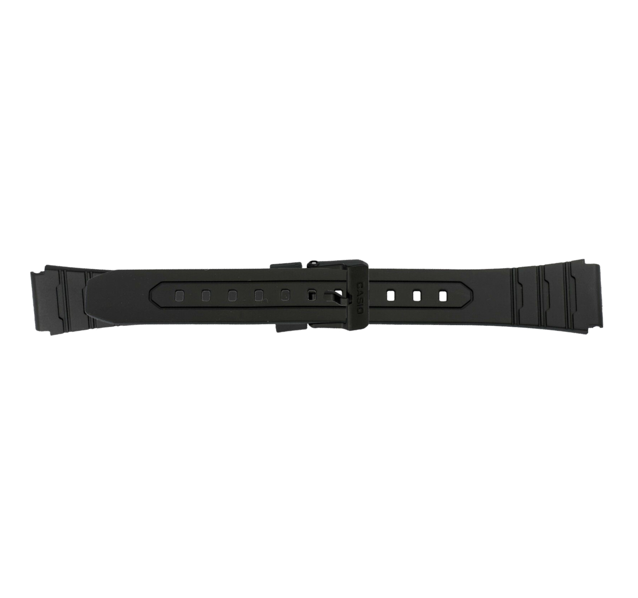 Casio 10421384 black rubber strap W-202-1AV 18 mm
