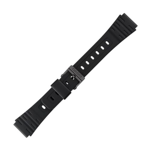 Casio plastic black watch strap 71604816 for W-59, W-59-1VD 18 mm