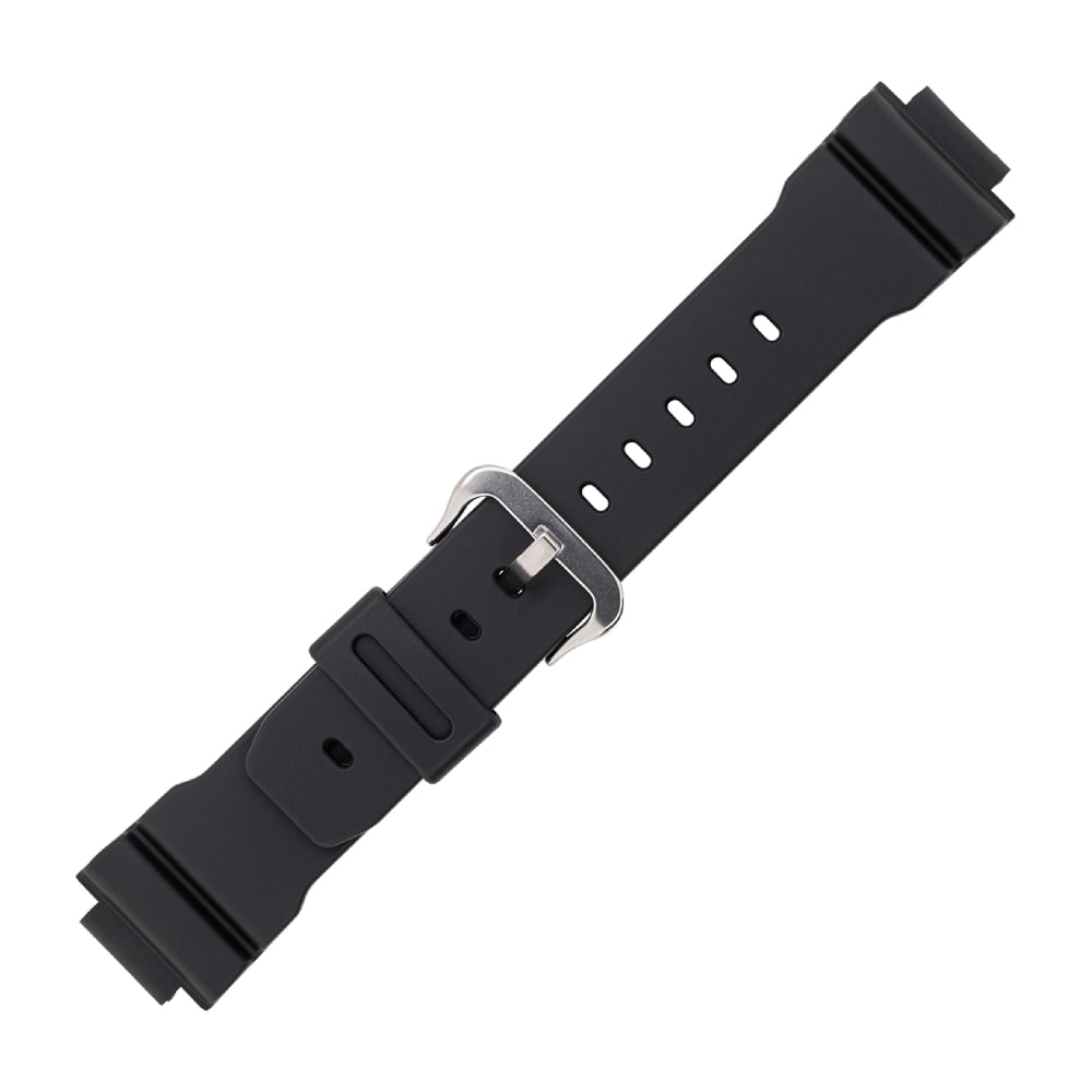 Casio plastic black watch strap 71606395 for DW-002, DW-003, DW-004*, 16 mm