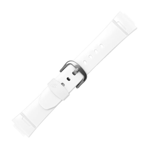 Casio white watch strap 10309272 for BG-5600CK-7, BGA-1000-7B, BGA-100-7B, 14mm
