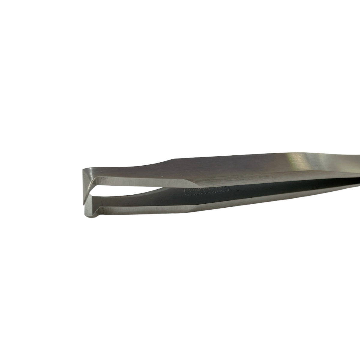 Dumont carbon steel tweezer type 15A, for cutting hairsprings 115 mm - Image 3