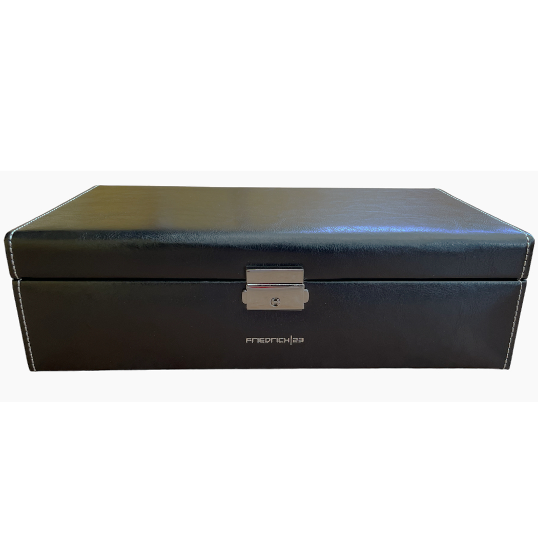 Friedrich 23 leather watch box black for 10 watches - Image 3