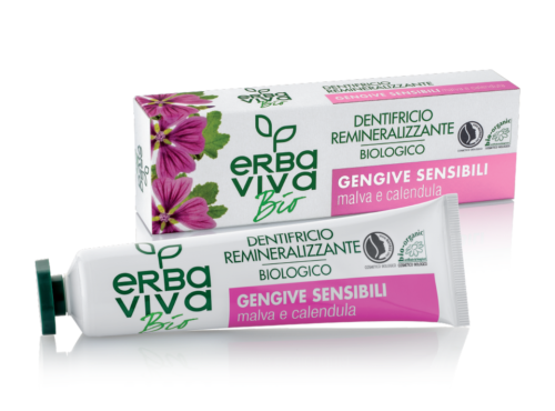 Erba Viva Bio Organic Toothpaste with Malva and Calendula – 75 ml