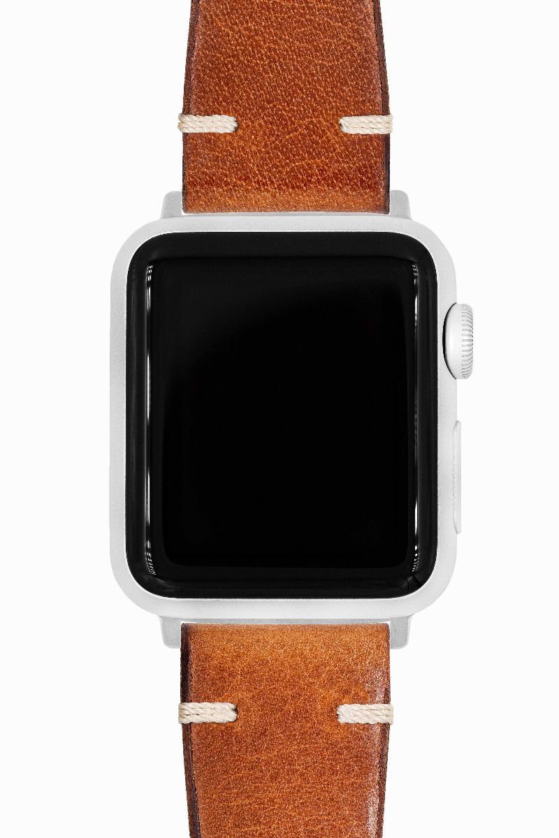 Hirsch Bagnore L brown leather watch strap 19 mm 05502070-2-19 - Image 5