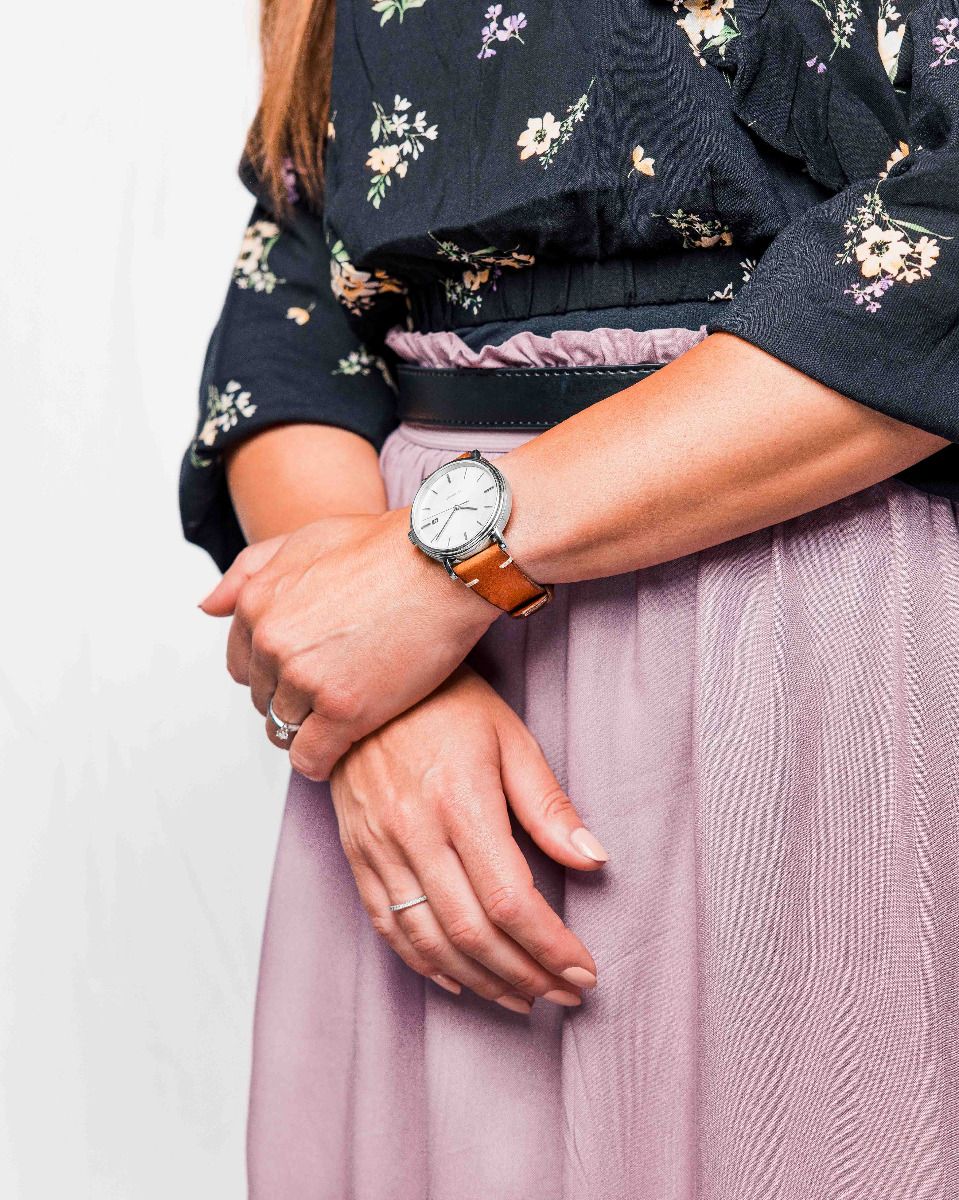 Hirsch Bagnore L brown leather watch strap 19 mm 05502070-2-19 - Image 7