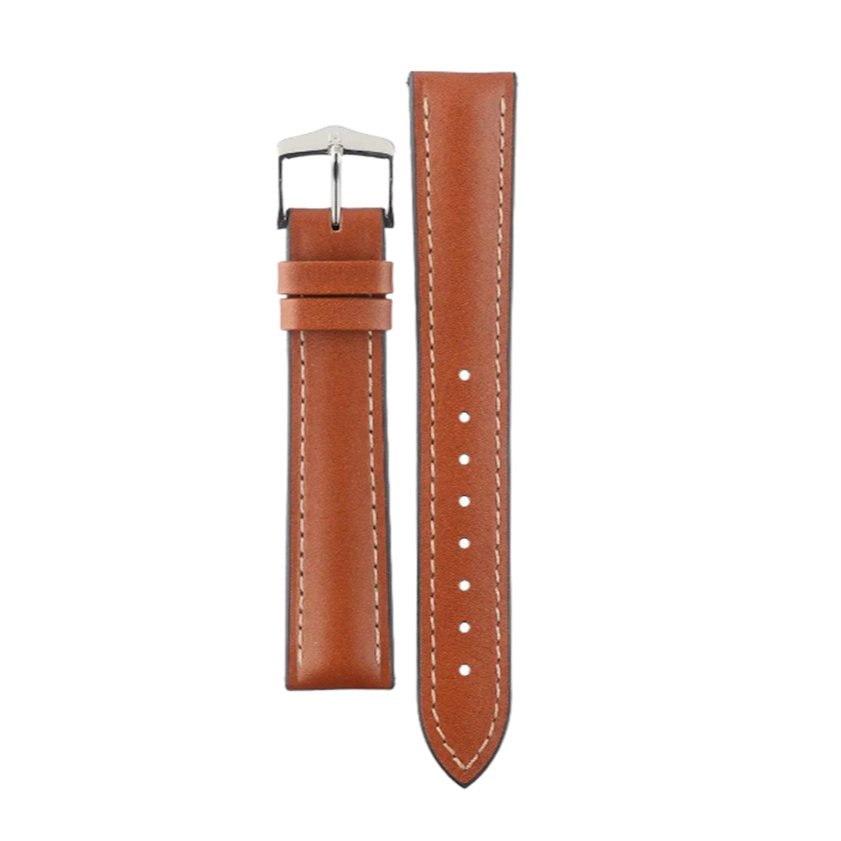 Hirsch James L brown calf leather watch strap 19 mm 0925002070-2-19 - Image 3