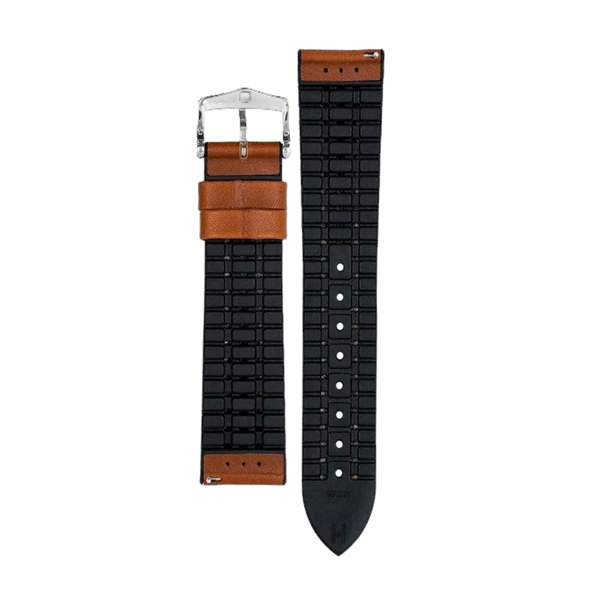 Hirsch James L brown calf leather watch strap 22 mm 0925002070-2-22 - Image 2