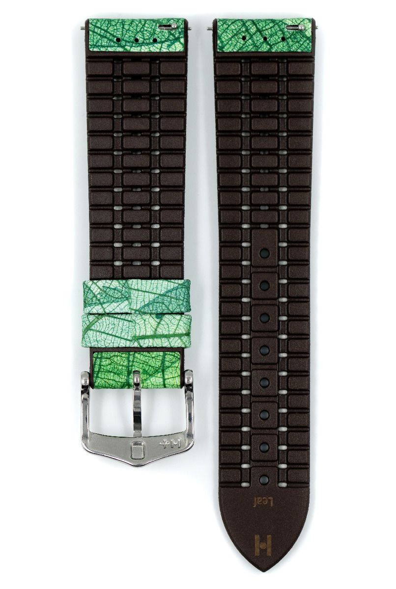 Hirsch Leaf green watch strap 18 mm 0921046140-2-18 - Image 2