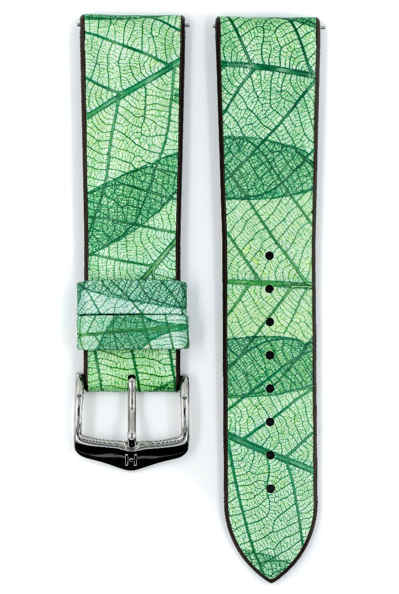 Hirsch Leaf green watch strap 18 mm 0921046140-2-18 - Image 3
