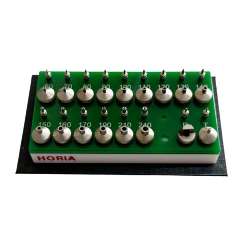 Horia Jewelling Ref-2 set of 34pcs with 15 pump pushers, 15 anvils