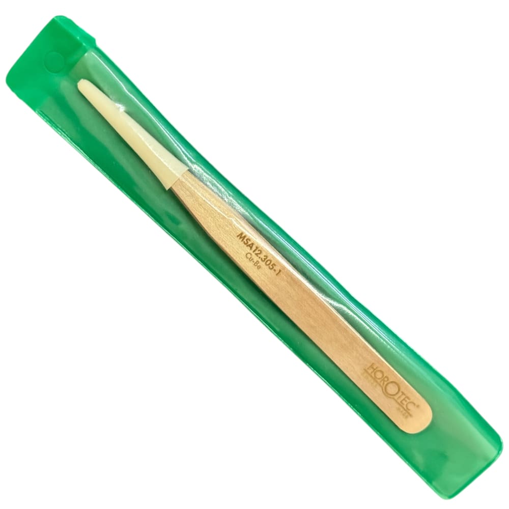 Horotec MSA12.305-1 strong copper-beryllium tweezer tool, 120mm - Image 3