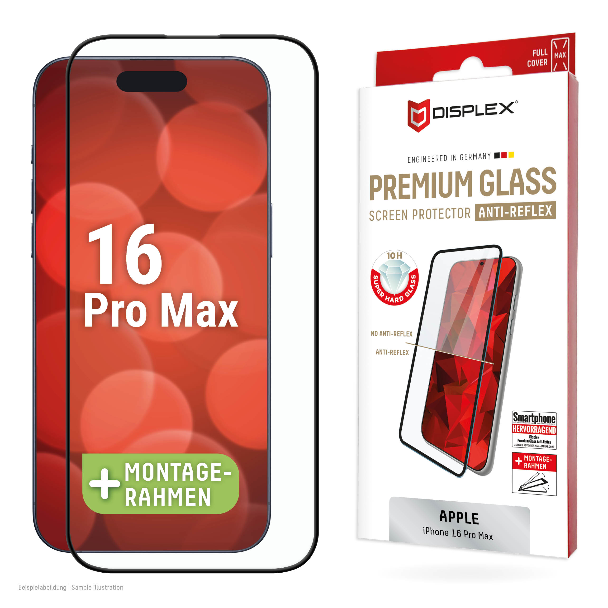 iPhone 16 Pro Max Premium Anti-Reflective Protective Glass (FC) 01998