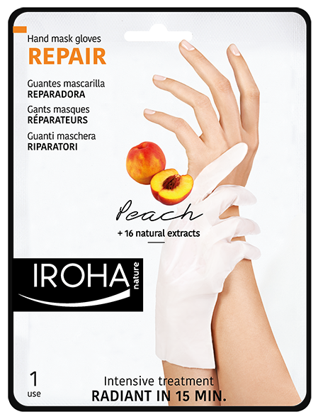 IROHA Hand Repairing Mask Gloves Peach