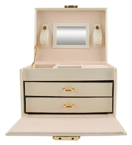 Beautylushh Beige Jewelry Box