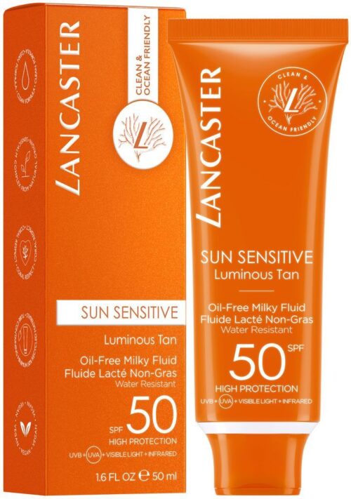 Lancaster Sun Sensitive Oil‑Free Milky Fluid SPF 50