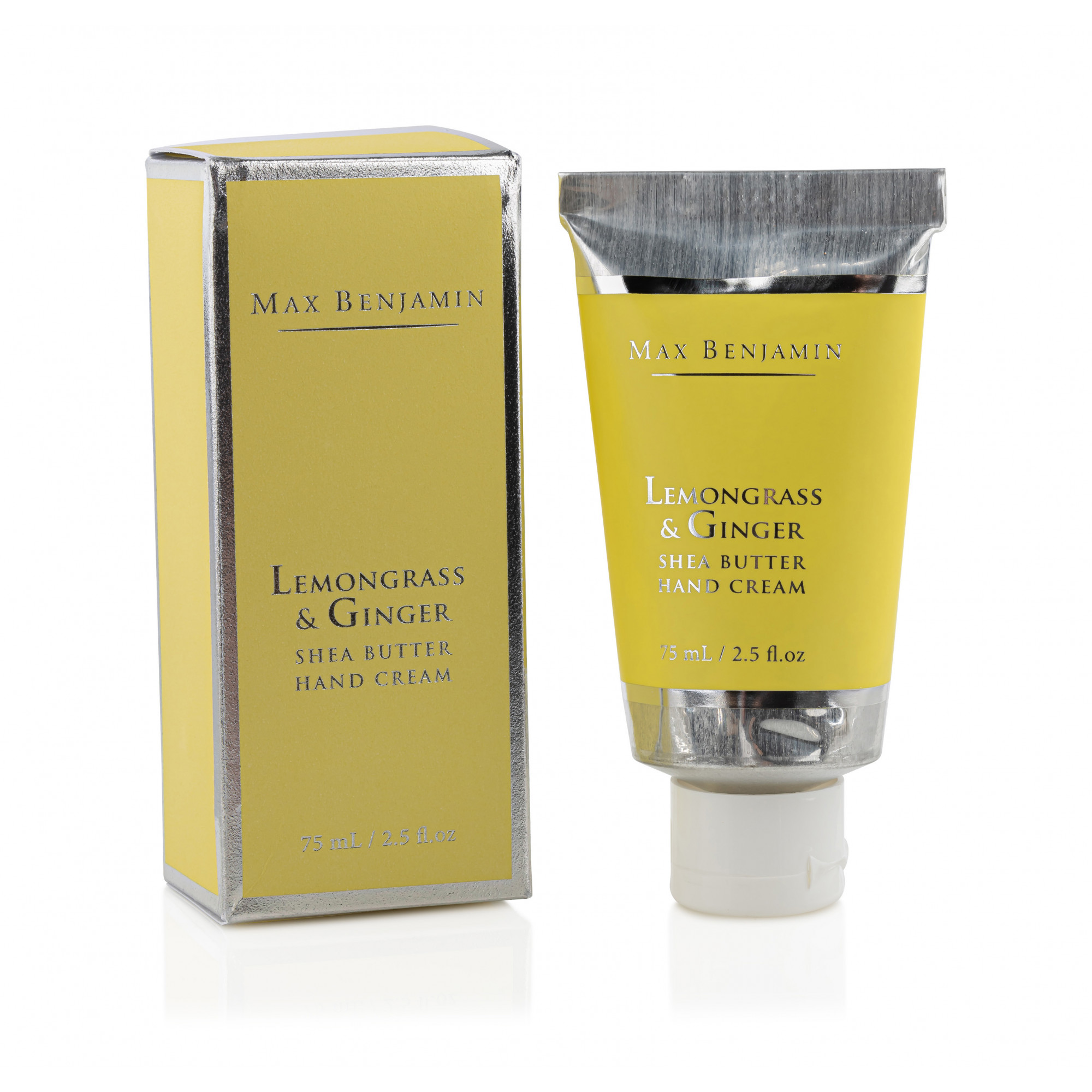Max Benjamin Lemongrass & Ginger Shea Butter Hand Cream, 75ml