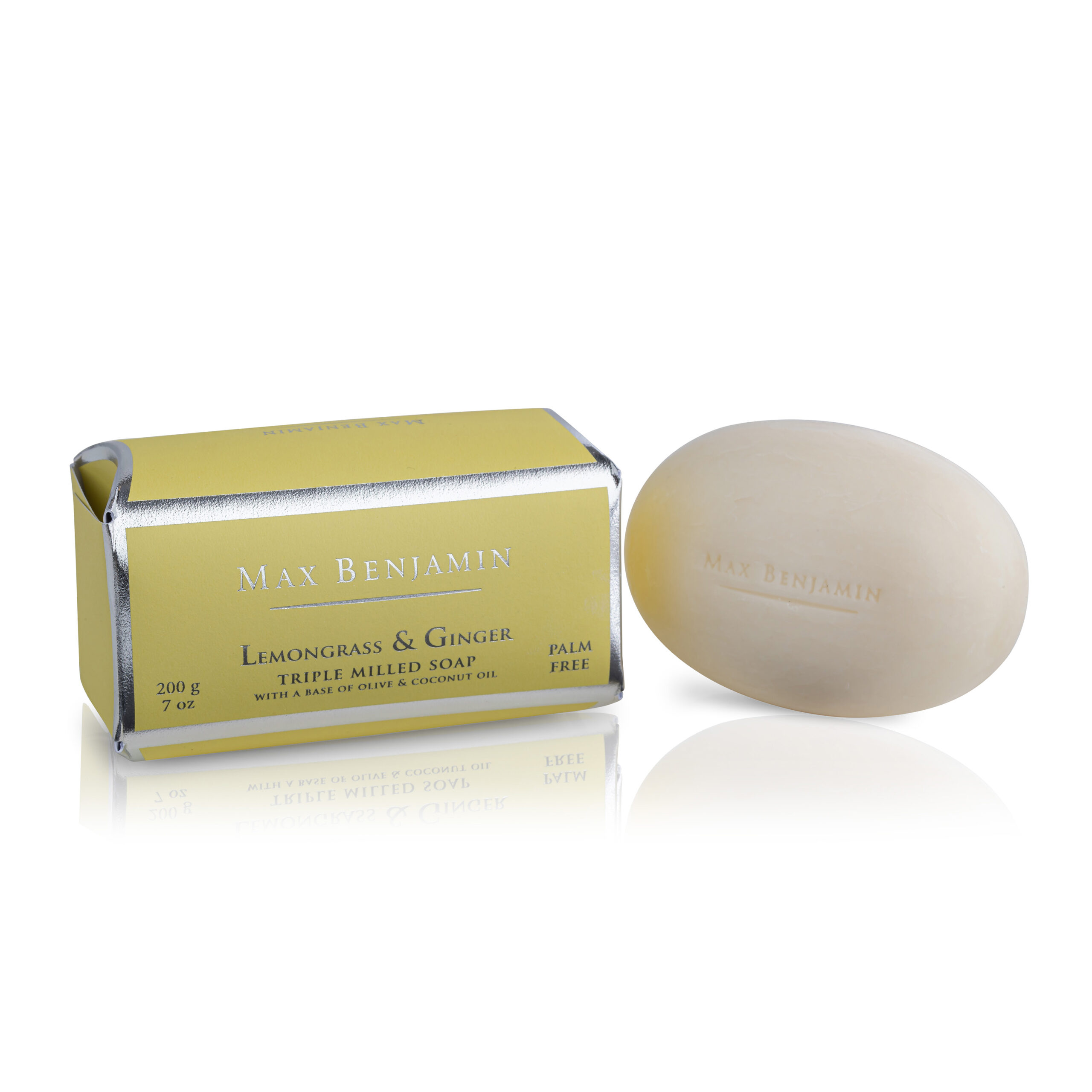 Luxury Soap Bar Lemongrass and Ginger Max Benjamin