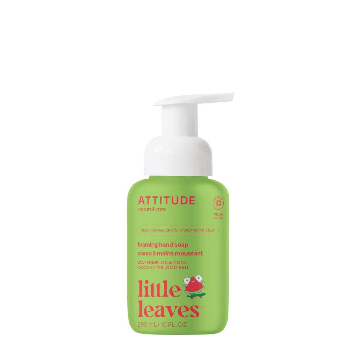 Little Leaves Foaming Hand Soap – Watermelon & Coconut, ATTITUDE