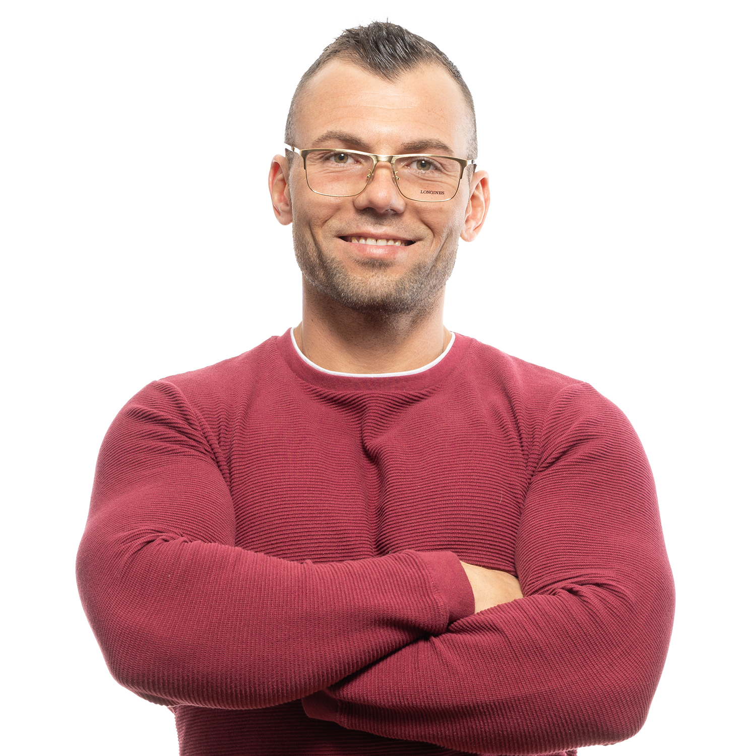 Longines LG5005-H 030 men glass optical frame 56 mm - Image 3