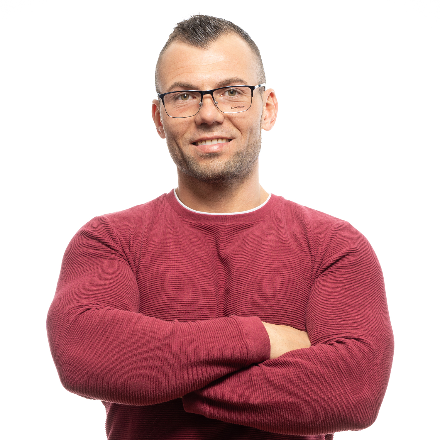 Longines LG5005-H 090 men glass optical frame 56 mm - Image 3