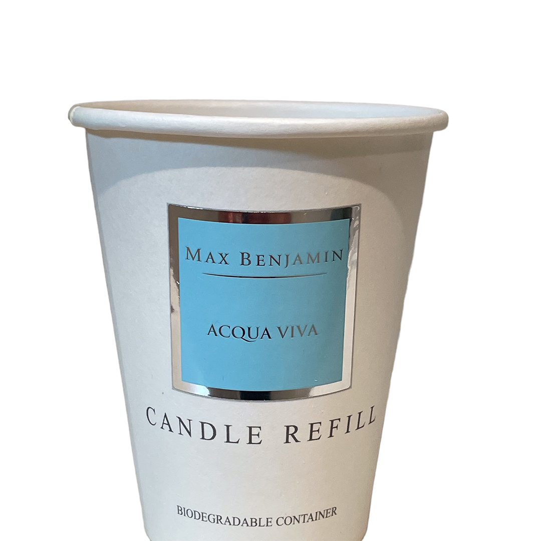 Acqua Viva Luxury Natural Candle Refill – Max Benjamin - Image 4