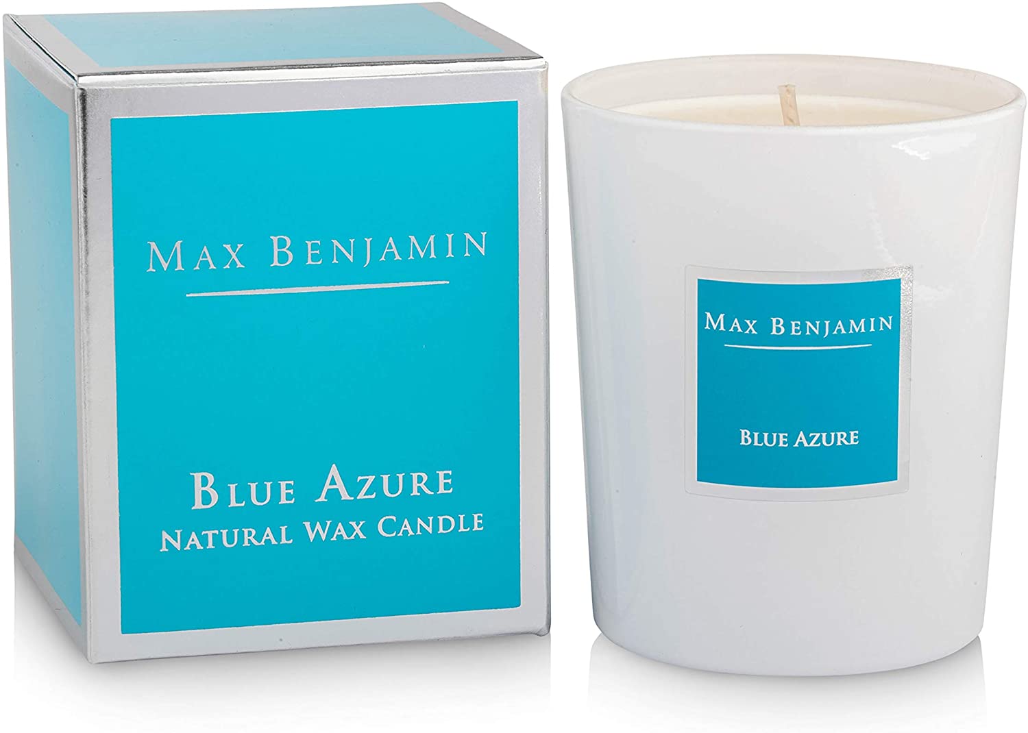 Max Benjamin Blue Azure Natural Candle