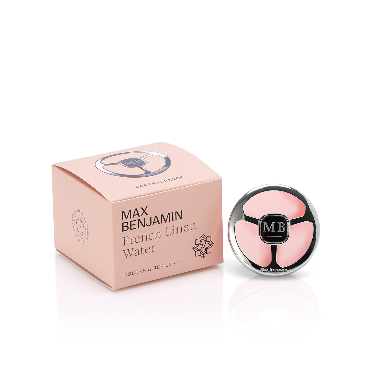 Luxury Car Fragrance French Linen Water Max Benjamin