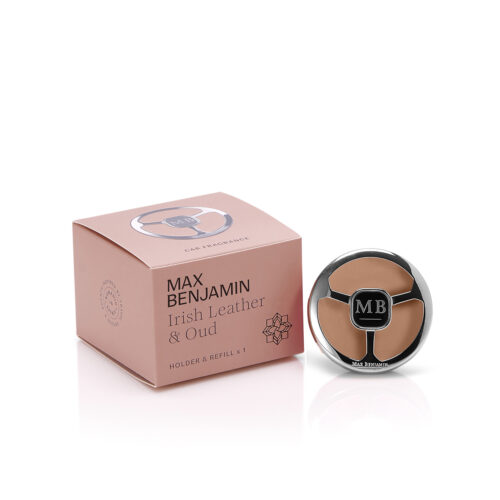 Luxury Car Fragrance Irish Leather and Oud Max Benjamin
